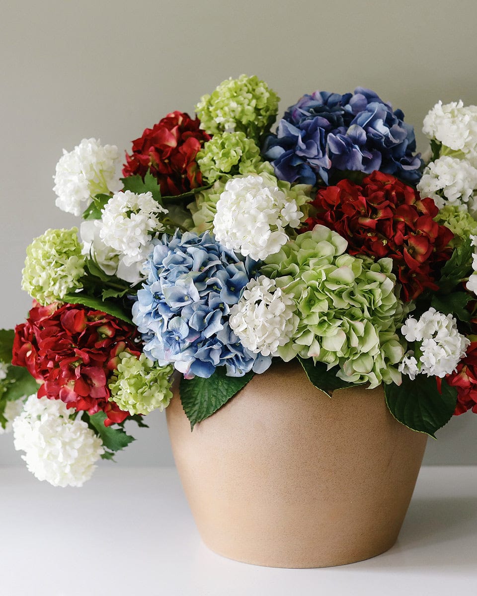 Real Touch Green Hydrangea 46cm
