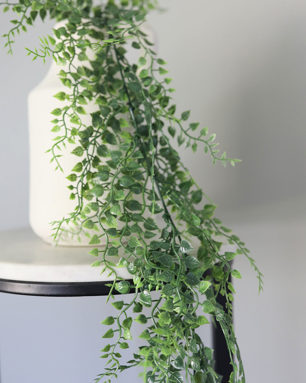 Artificial UV Resistant Hanging Willow in a vase close up