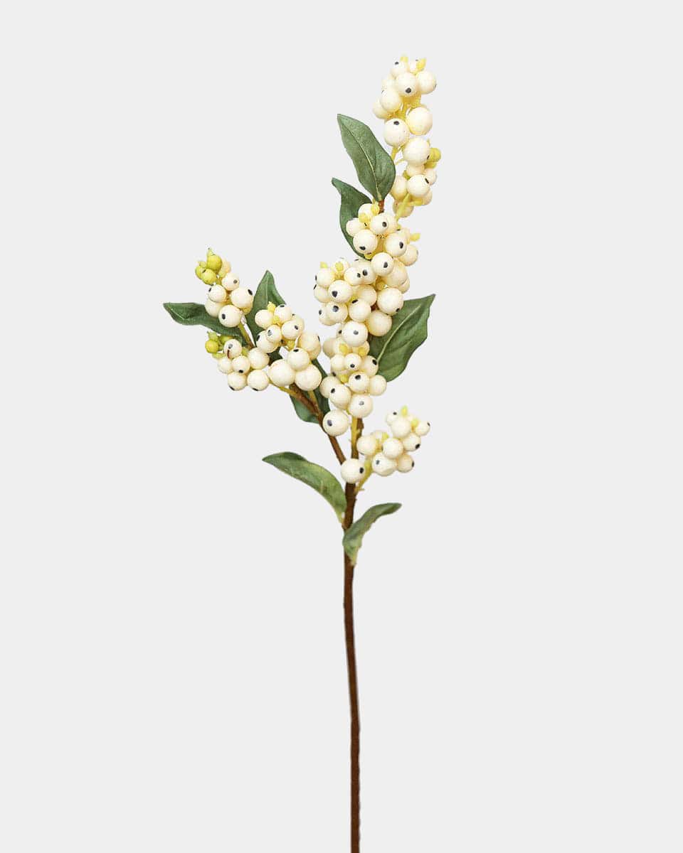 Prestige Botanicals pb-stem Artificial White Snowberry