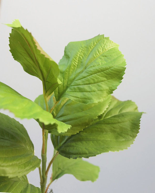 NA Mori 30 pcs Artificial Three-Leaf Hydrangea Leaves Fake Leaves
