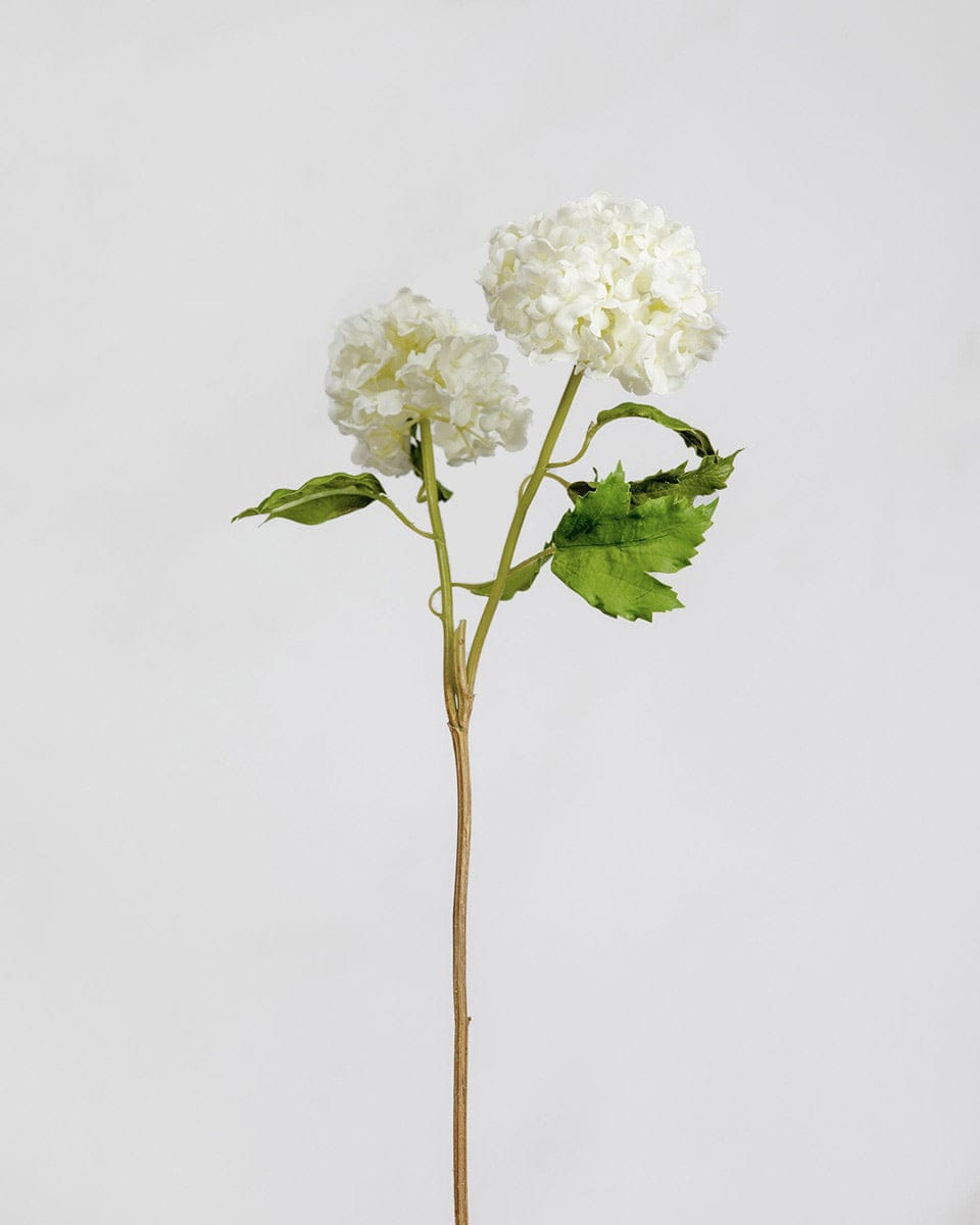 Prestige Botanicals pb-stem Artificial White Snowball flower