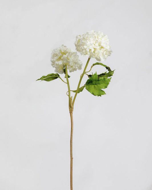 Prestige Botanicals pb-stem Artificial White Snowball flower