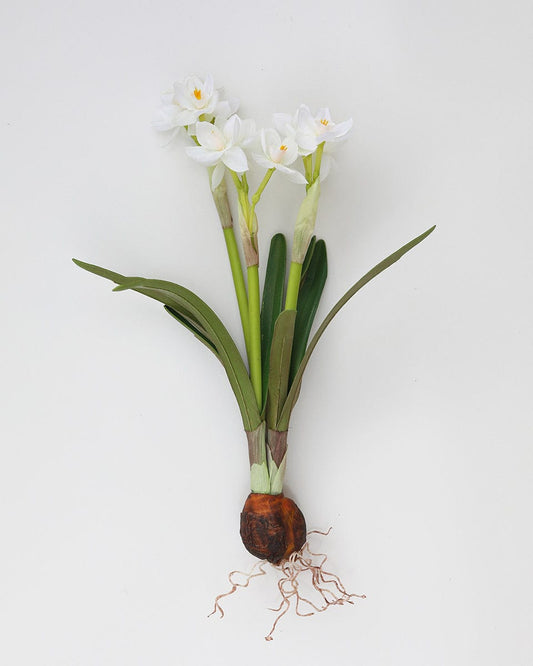 Prestige Botanicals pb-stem Artificial White Narcissus Bulb