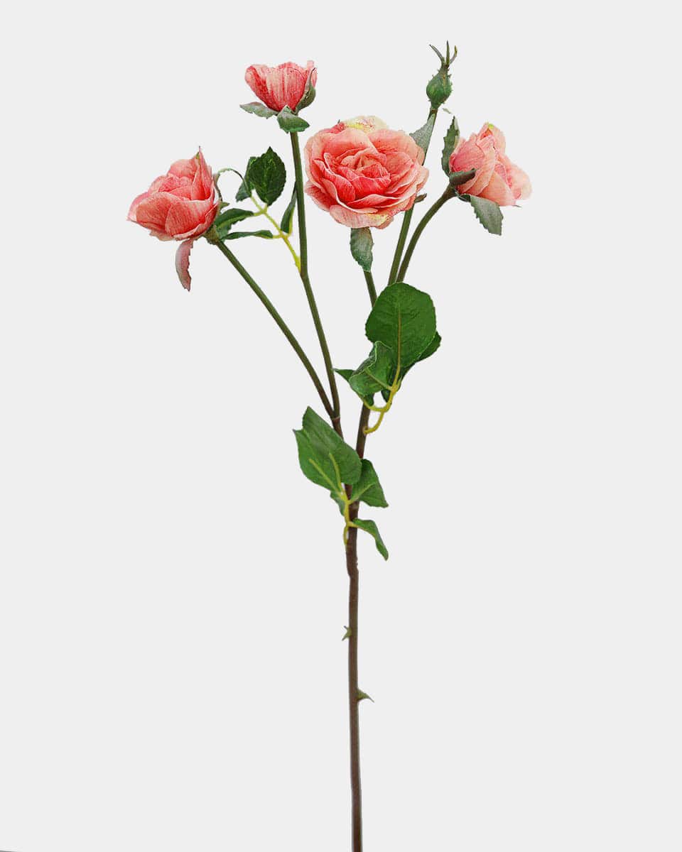 Prestige Botanicals pb-stem pb-stem Artificial Cerise Rose Spray Stem