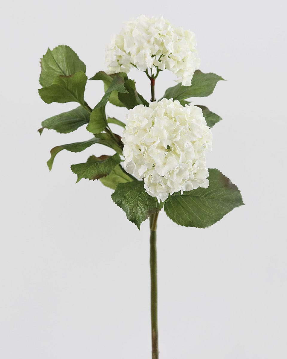 Prestige Botanicals pb-stem Artificial Large White Double Hydrangea