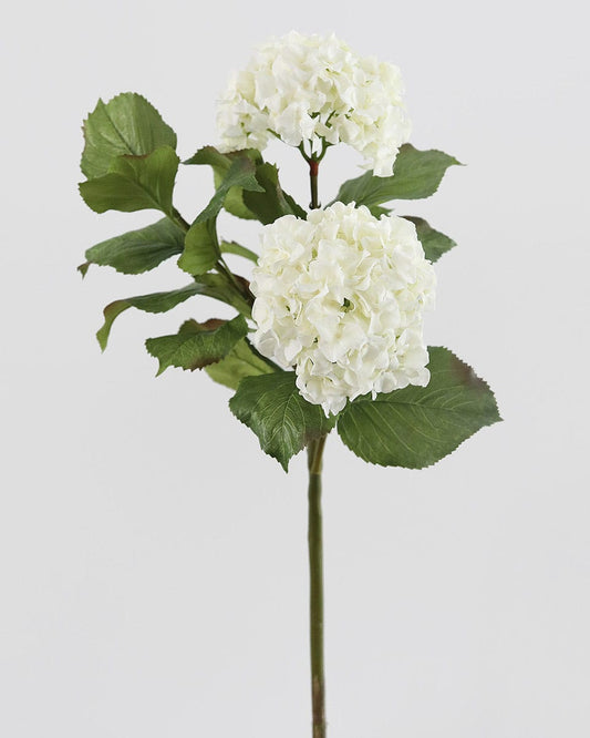 Prestige Botanicals pb-stem Artificial Large White Double Hydrangea