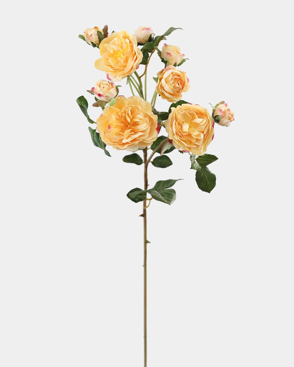 Prestige Botanicals pb-stem pb-stem Artificial Golden Tea Rose Spray Stem