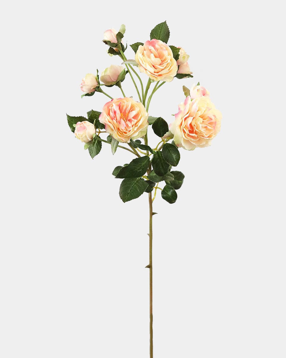 Prestige Botanicals pb-stem pb-stem Artificial Pink Tea Rose Spray Stem