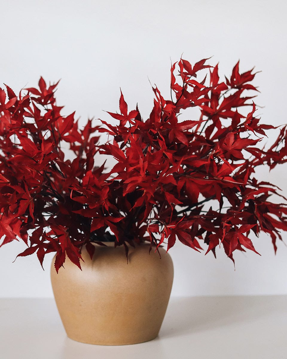 Prestige Botanicals Artificial Red Maple Leaf Arrangement