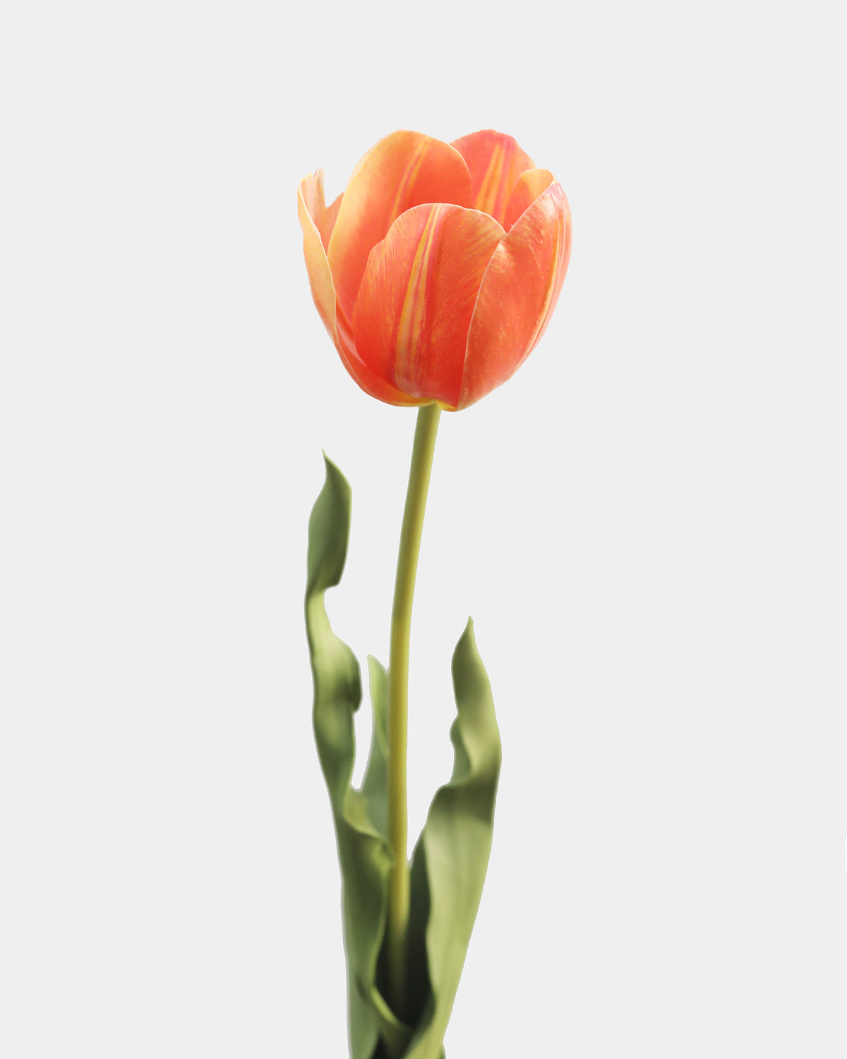 Artificial Orange Yellow Tulip bud