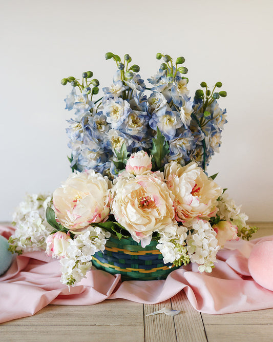 Easter Centerpiece with Real Touch Spring Flowers