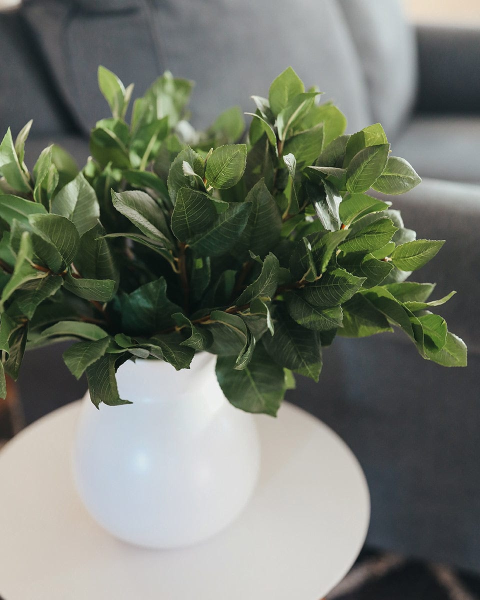 Faux Greenery Camellia Foliage in Vase