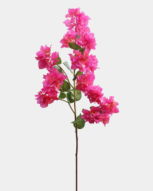 Fuchsia Pink Bougainvillea Branch Fake Flowers