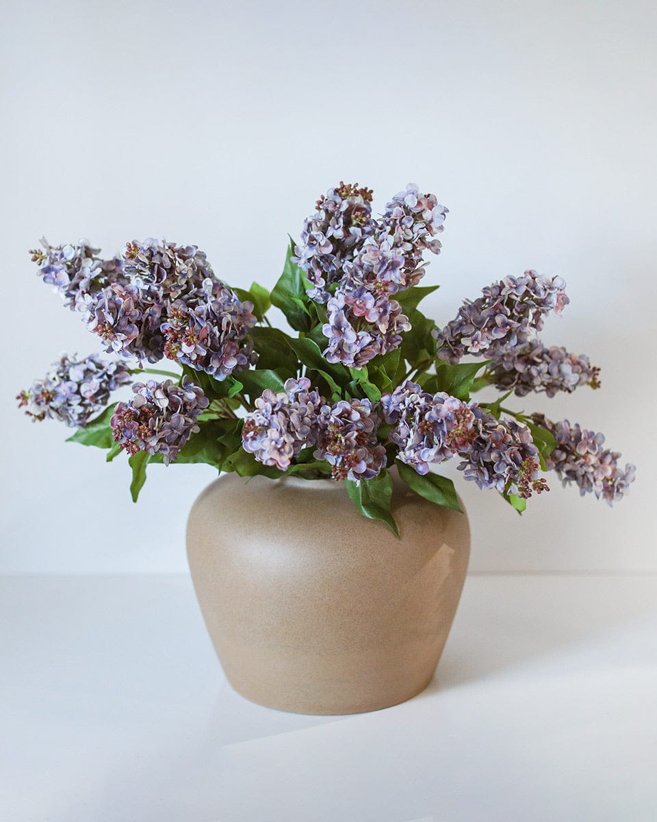 Vintage Blue Artificial Lilacs