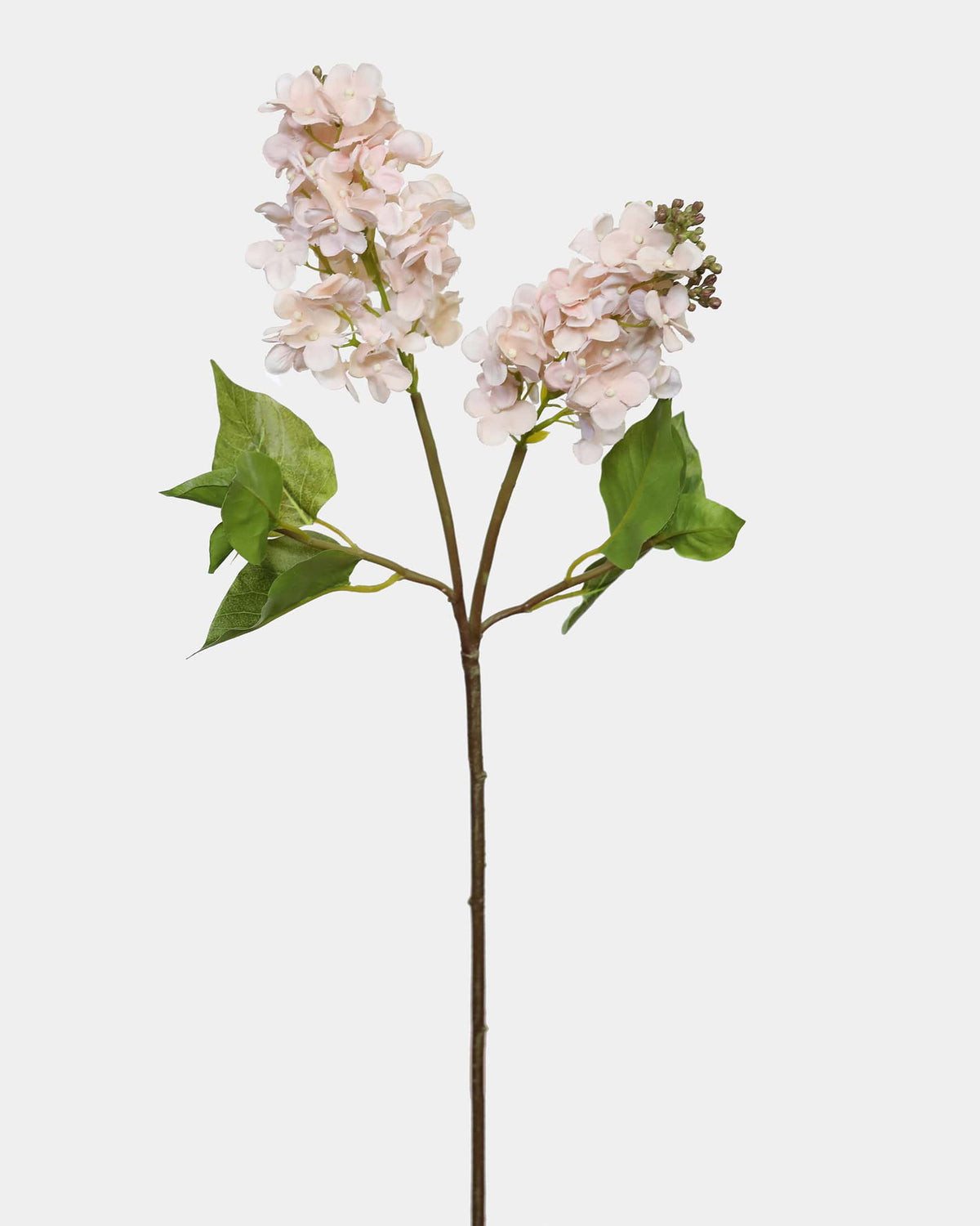 Lilac Flowers in Blush Pink Fake Florals