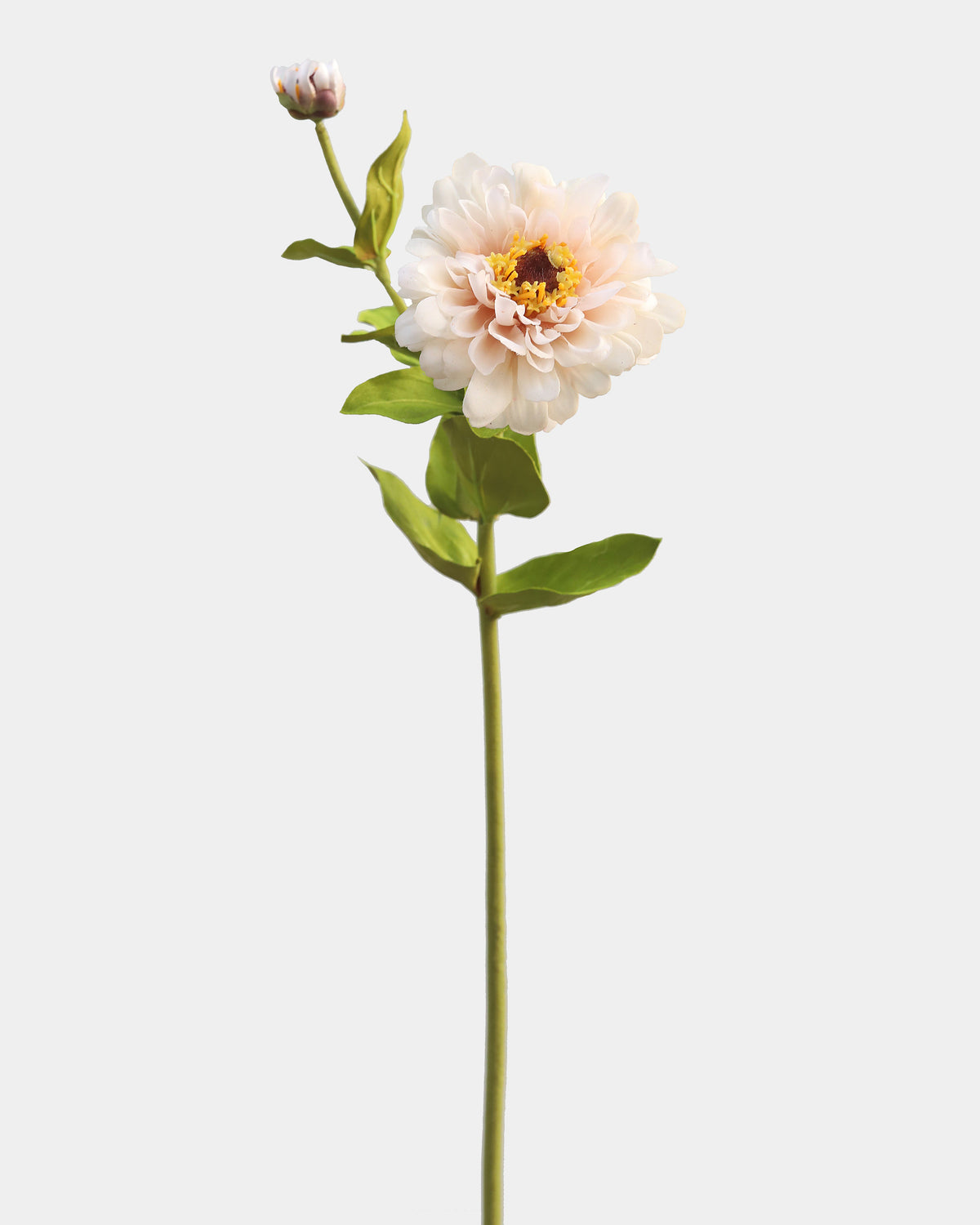 Artificial Real Touch Blush Pink Zinnia