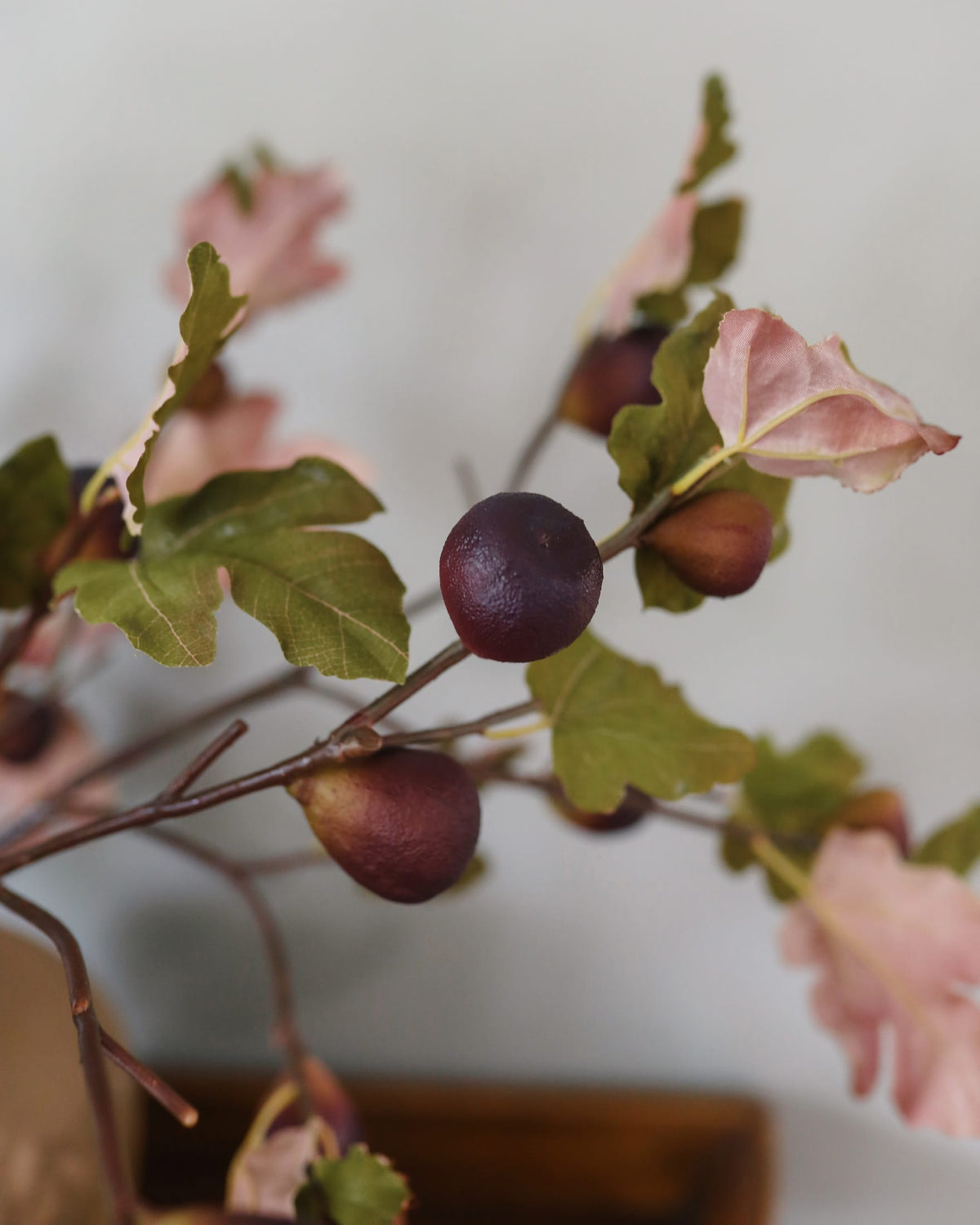 Artificial Fall Fig Branch close up 