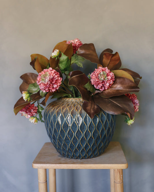 Fall Dahlia and Magnolia