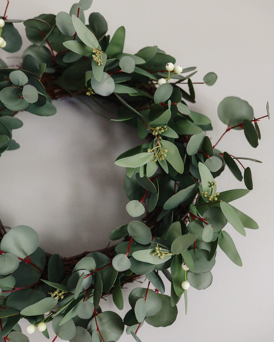 Soft Touch Greenery Artificial Eucalyptus Wreath