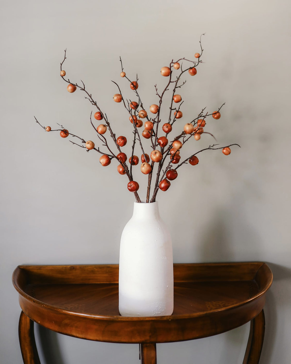 Faux Branches Fall Apple Fruit