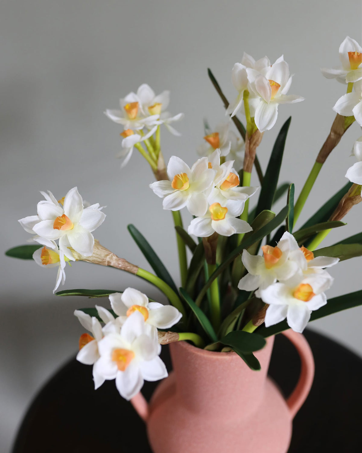 Artificial White Narcissus Flower Bush
