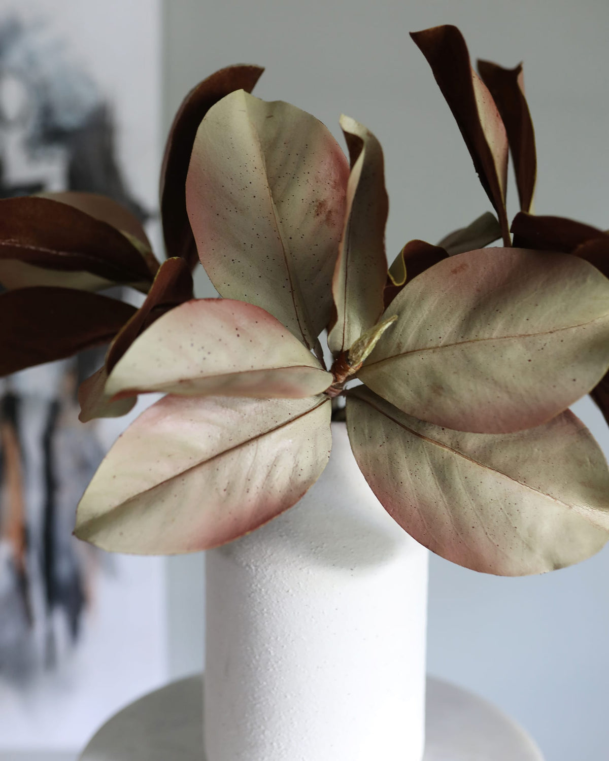 Fall Florals Faux Magnolia Leaf Stem
