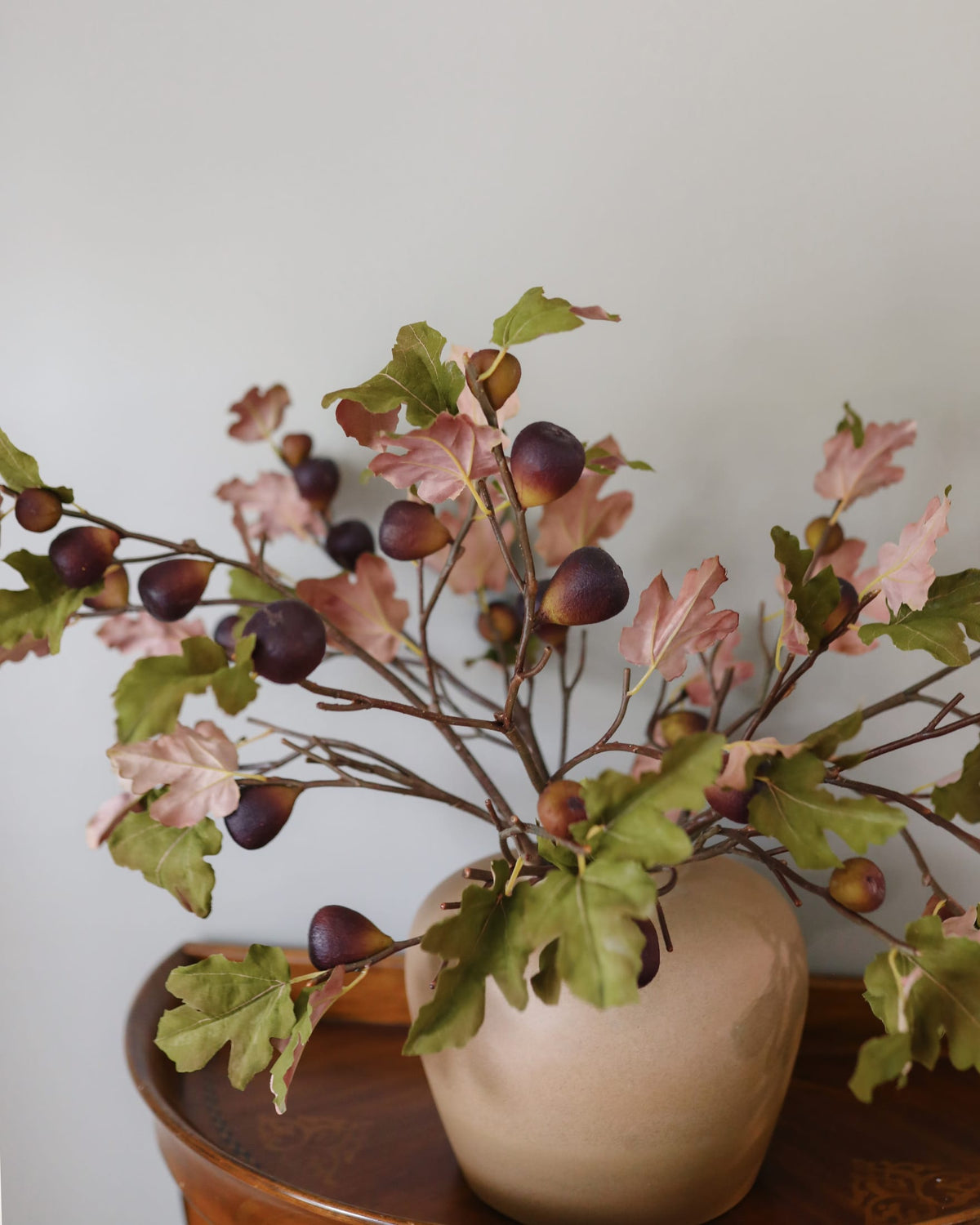 Artificial Fall Fig Branches in a vase