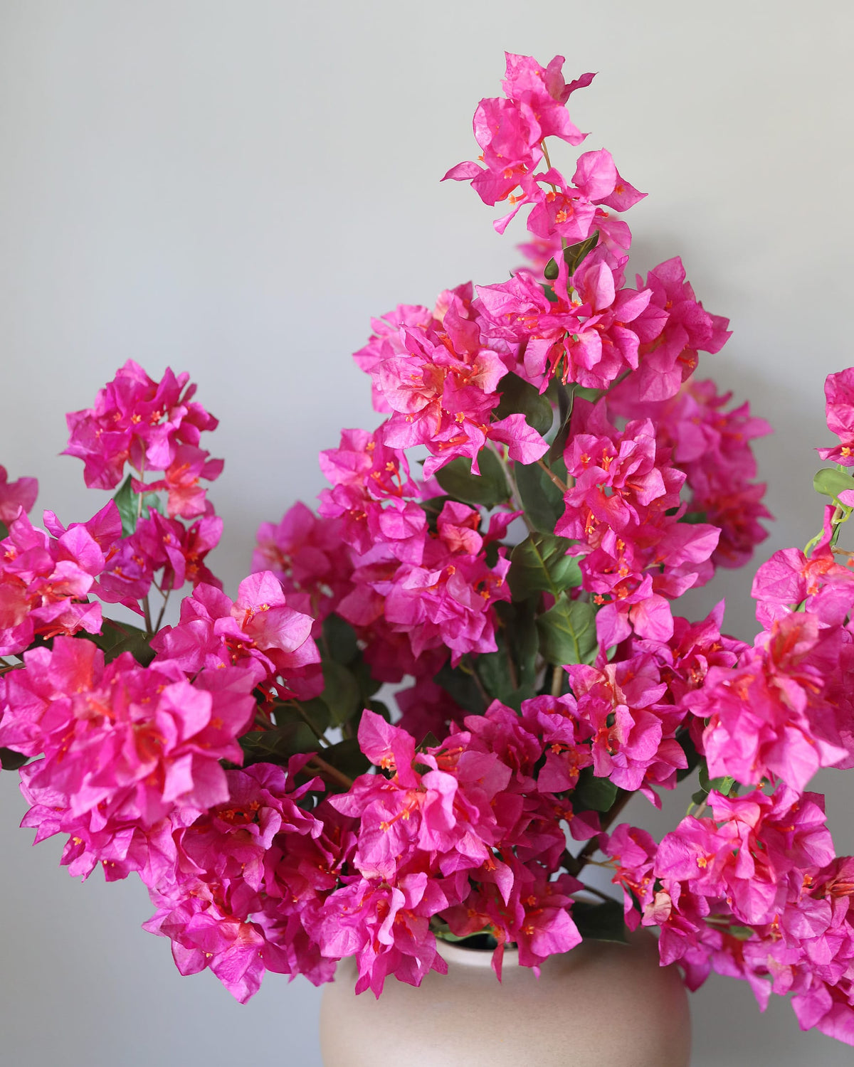 Artificial Fuchsia Bougainvillea in a vase
