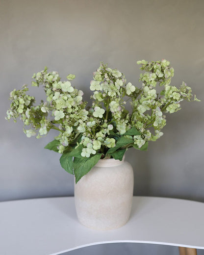 Green Flowers Artificial Butterfly Hydrangeas Home Decor