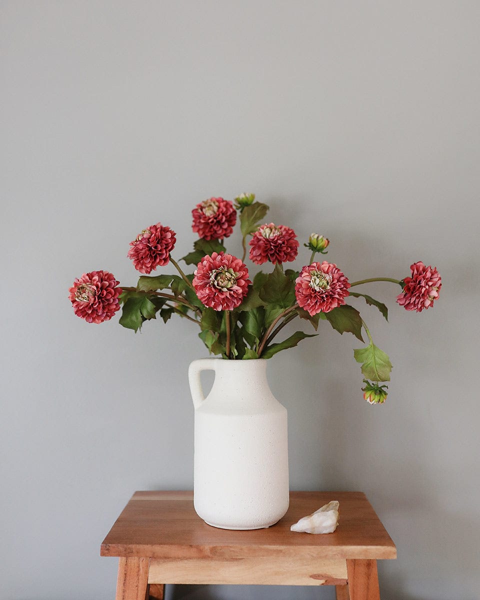 Pink Flowers Artificial Dahlias Flowers Home Decor