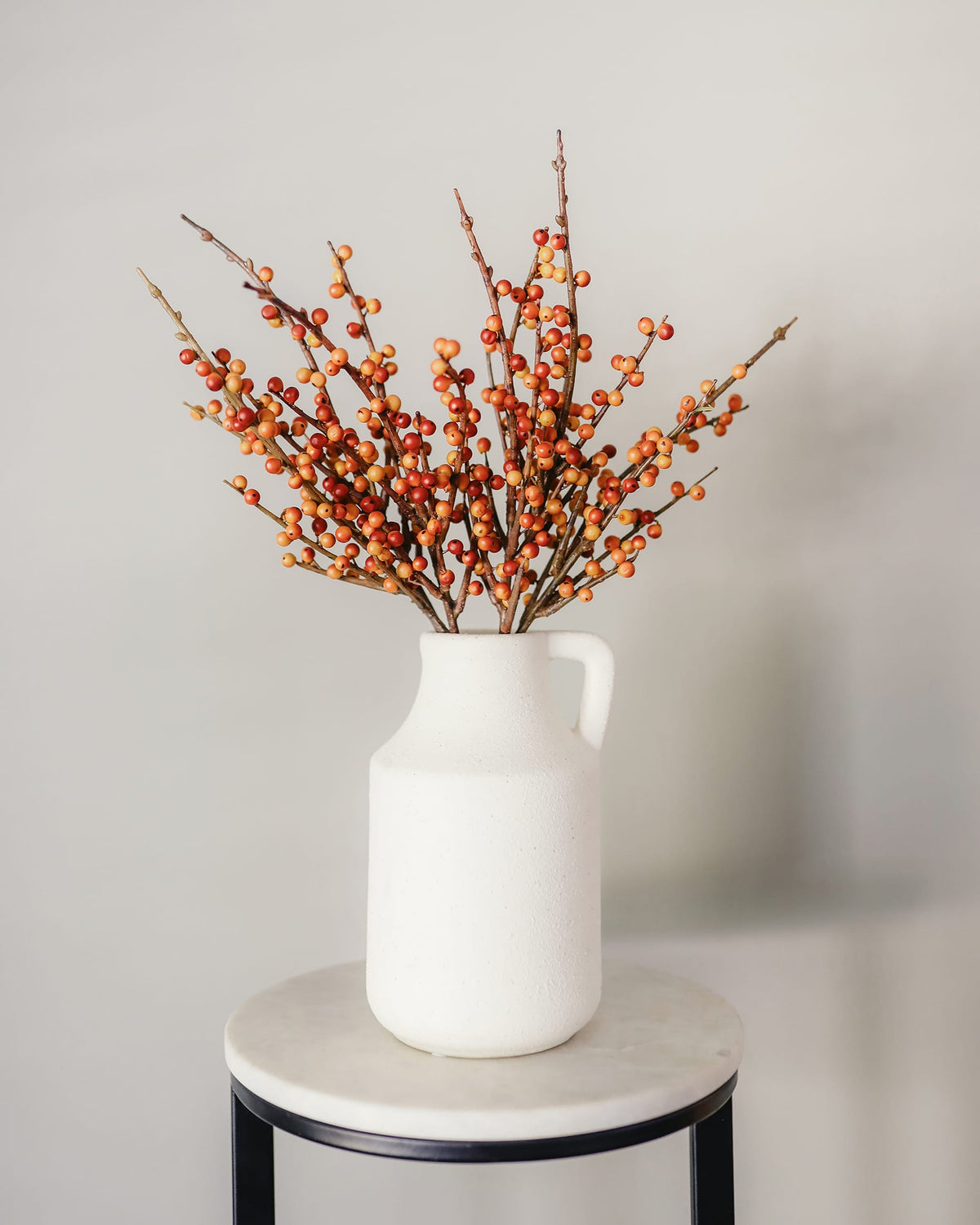 Orange Berry Pick Faux Botanicals