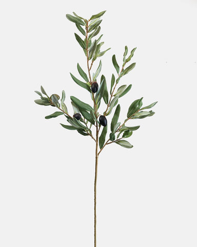 Artificial Olive Leaf Branch 33