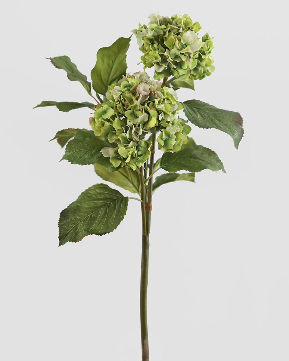 Green Artificial Hydrangea flowers