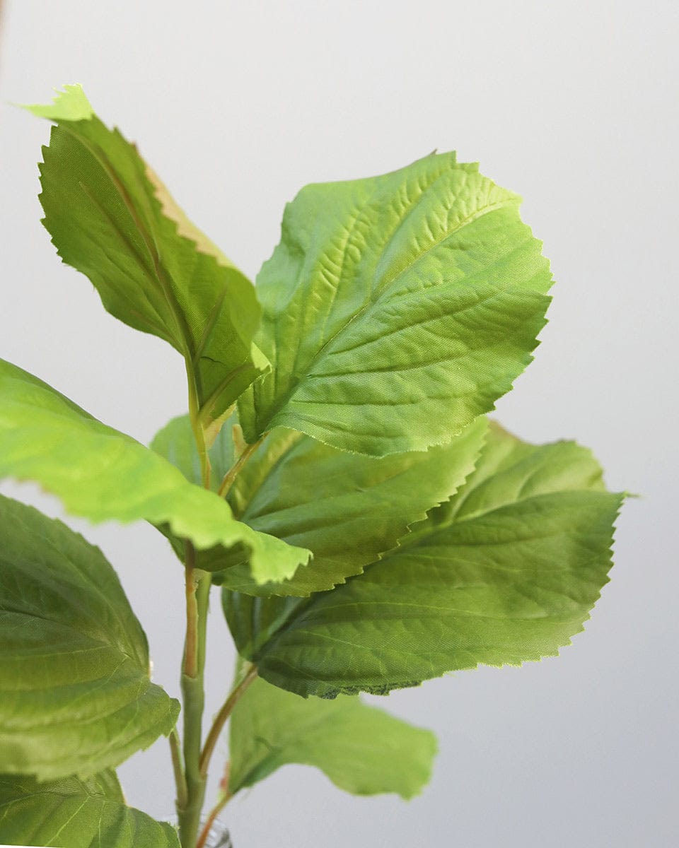 Artificial Greenery Green Hydrangea Leaves