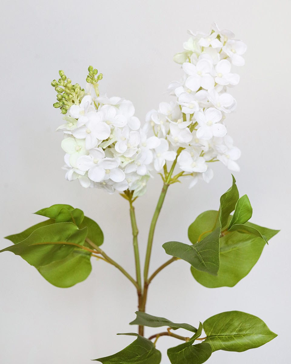 Real Touch White Lilac Blossoms