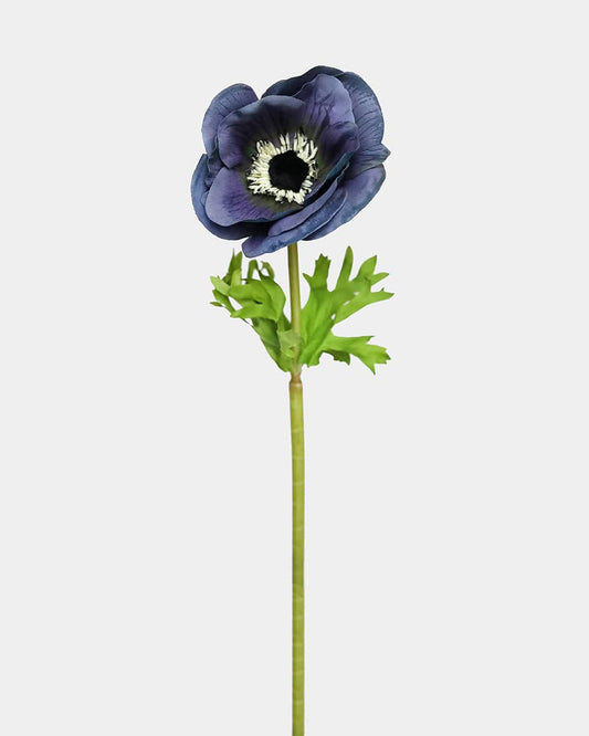 Blue Real Touch Anemone Faux Flowers