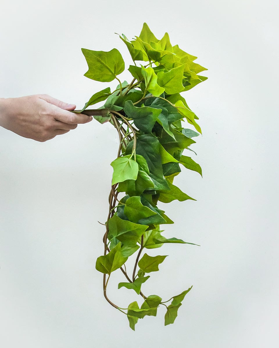 Faux Hanging Ivy Greenery Bush