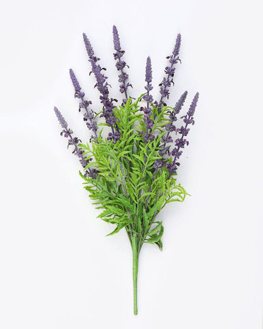 artificial lavender potted plant Artificial Lavender Bush 20.5"