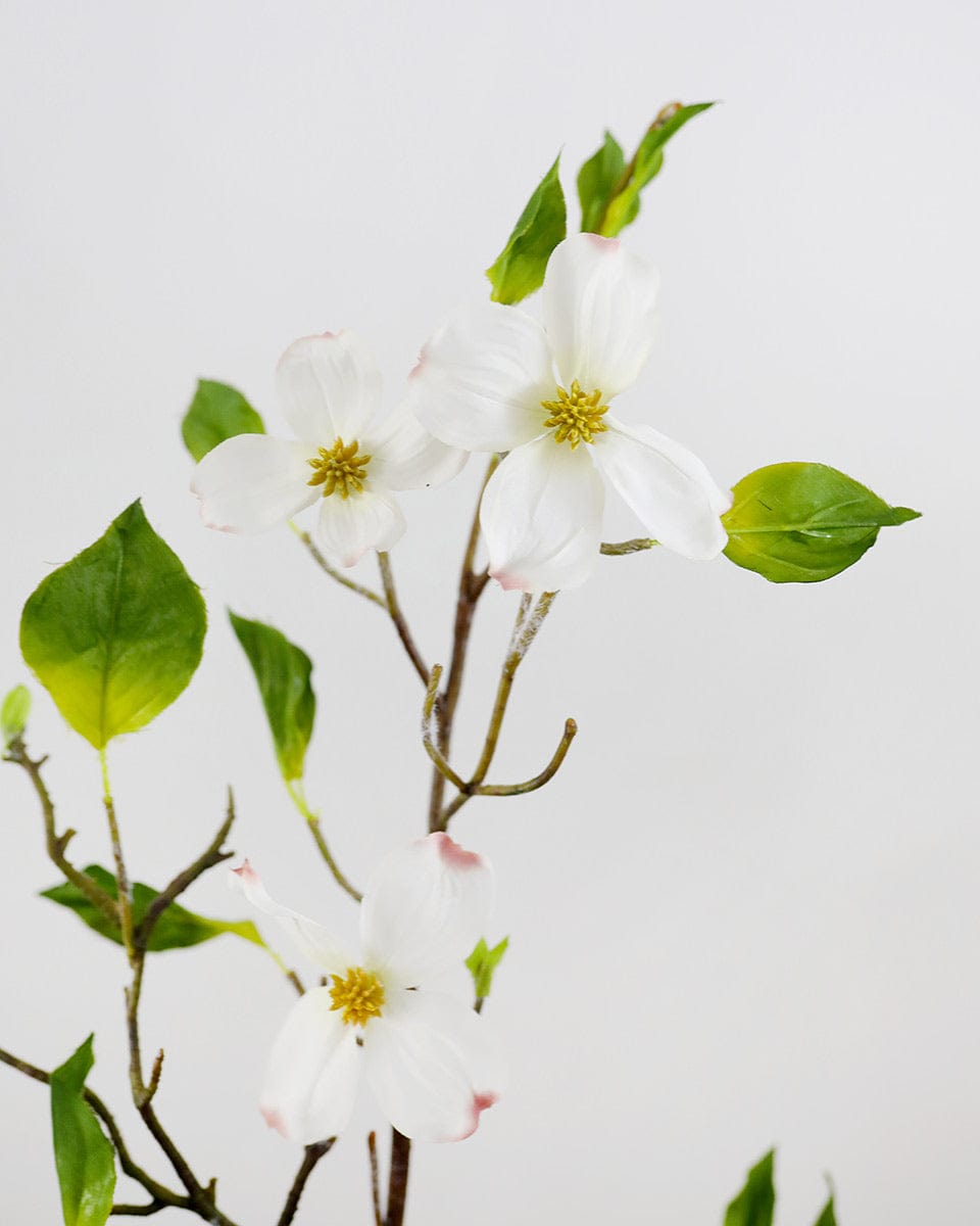 Artificial Flowers White Dogwoods