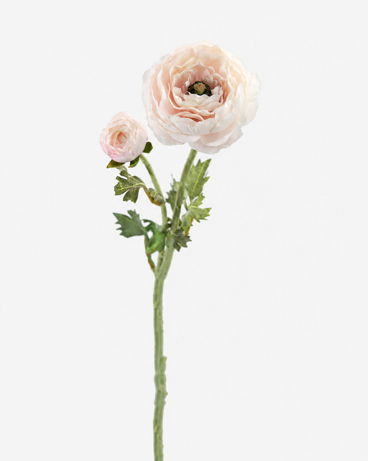 Blush Pink faux Ranunculus Flower