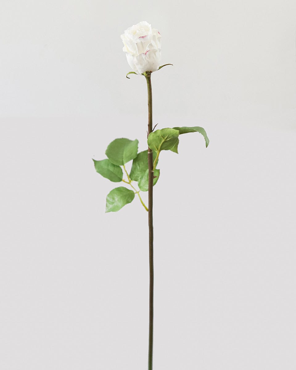 Prestige Botanicals Artificial White Duchess Rose Bud