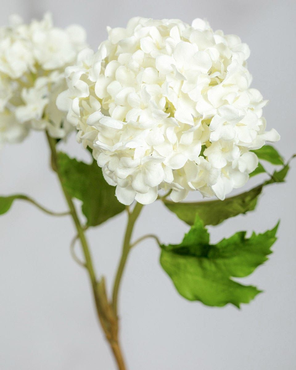 Artificial Flowers White Snowballs