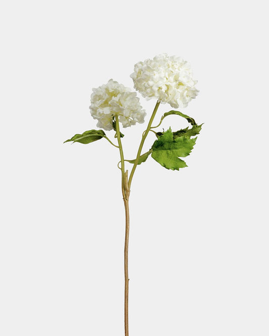 White Faux Snowball 21.5"