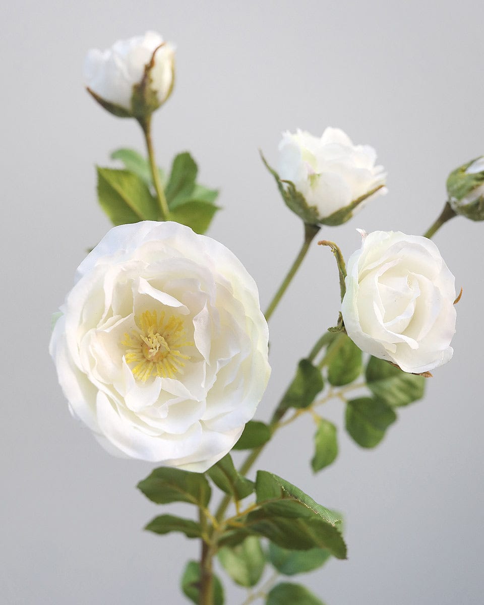 Fake Flowers White Roses
