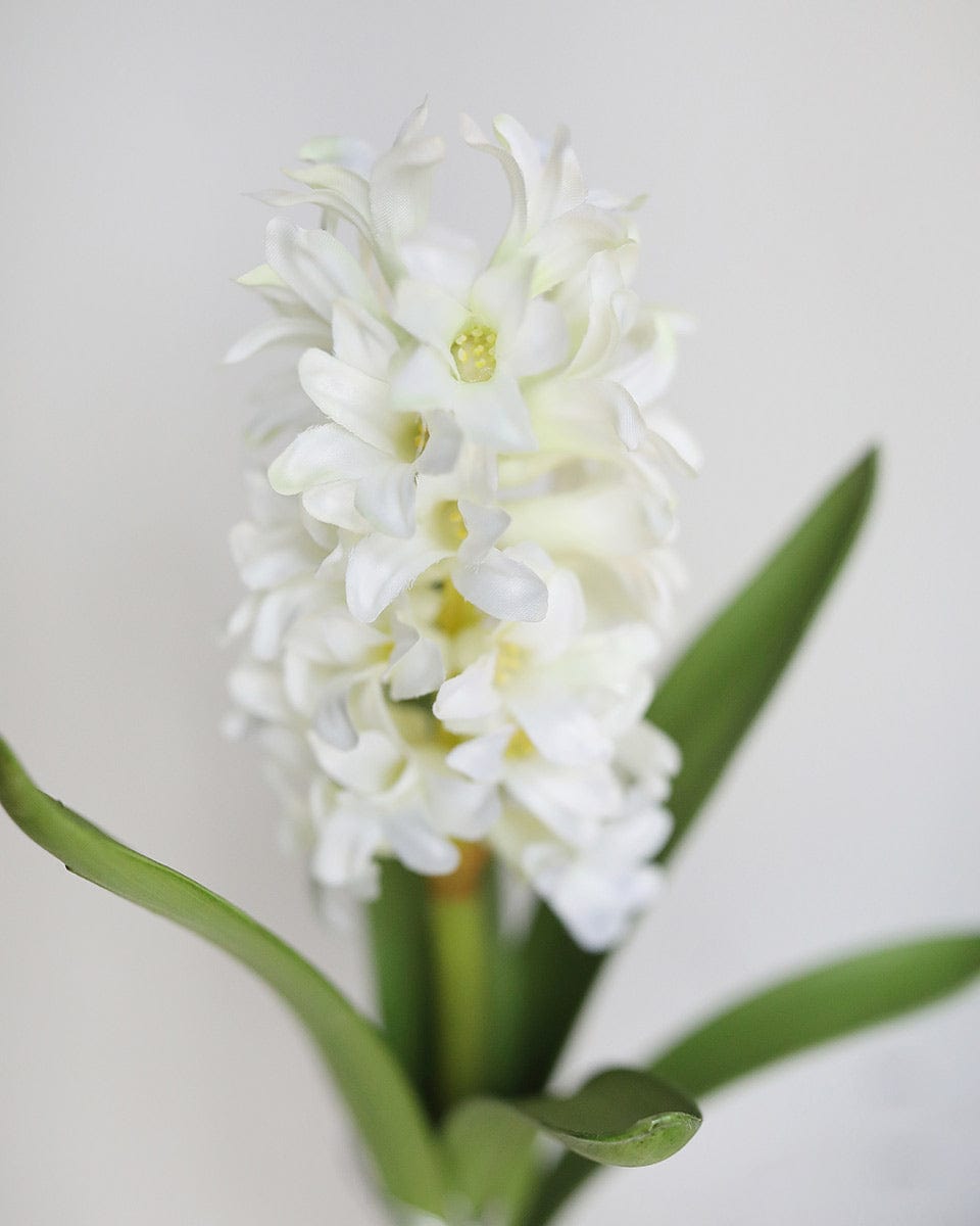 Artificial White Hyacinth | Silk Flowers | Faux Hyacinths in White, image size:960x1200