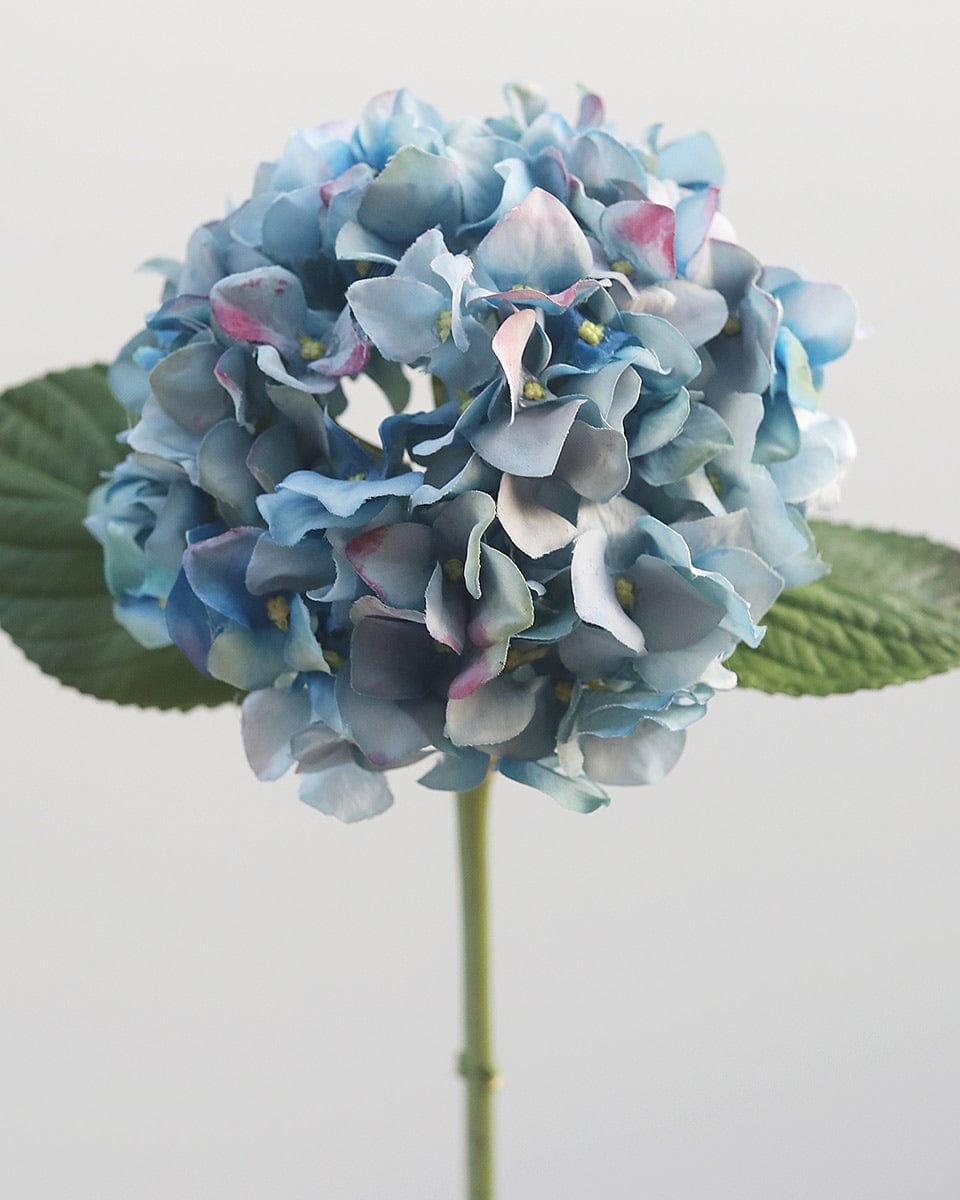 Blue Fake Hydrangea Flower Bloom