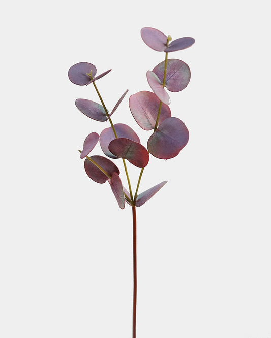 Burgundy Plum Artificial Eucalyptus