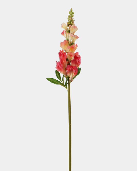faux coral snapdragon stem 