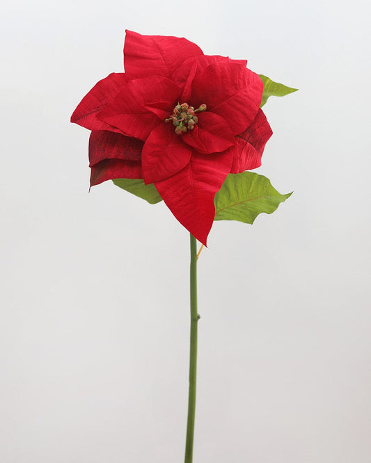 Prestige Botanicals Artificial Red Poinsettia Stem