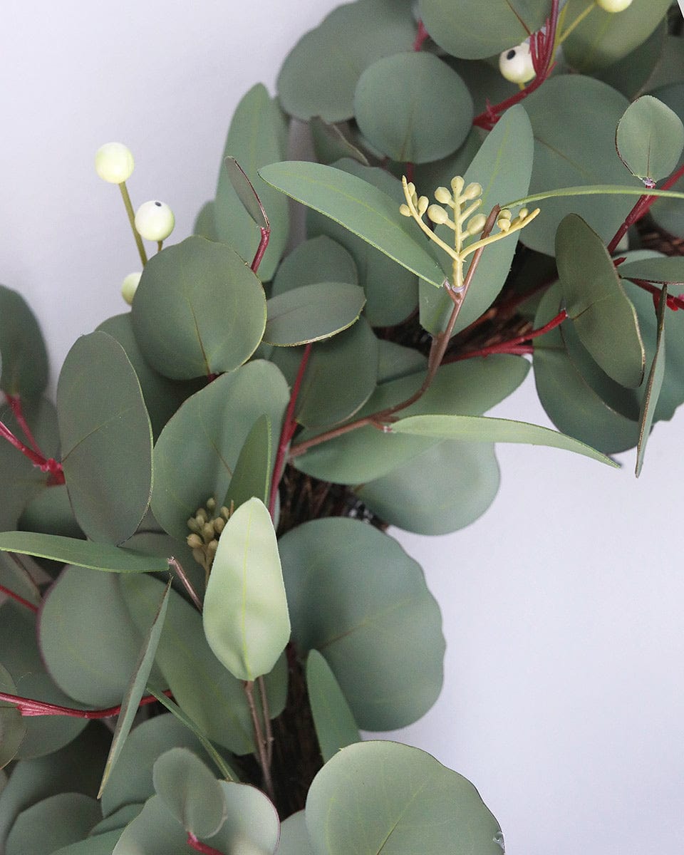 Soft Touch Greenery Artificial Eucalyptus Wreath